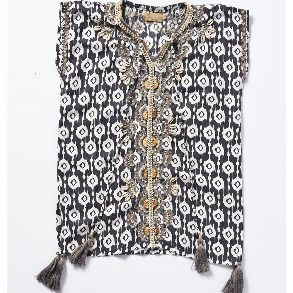 Kids New Ikat Short Kaftan